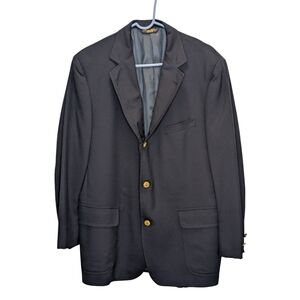 Brooks‎ Brothers Brooksease Navy Blue Wool Sports Coat Blazer 42R